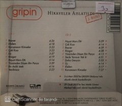 Gripin Hikayeler Anlatıldı CD