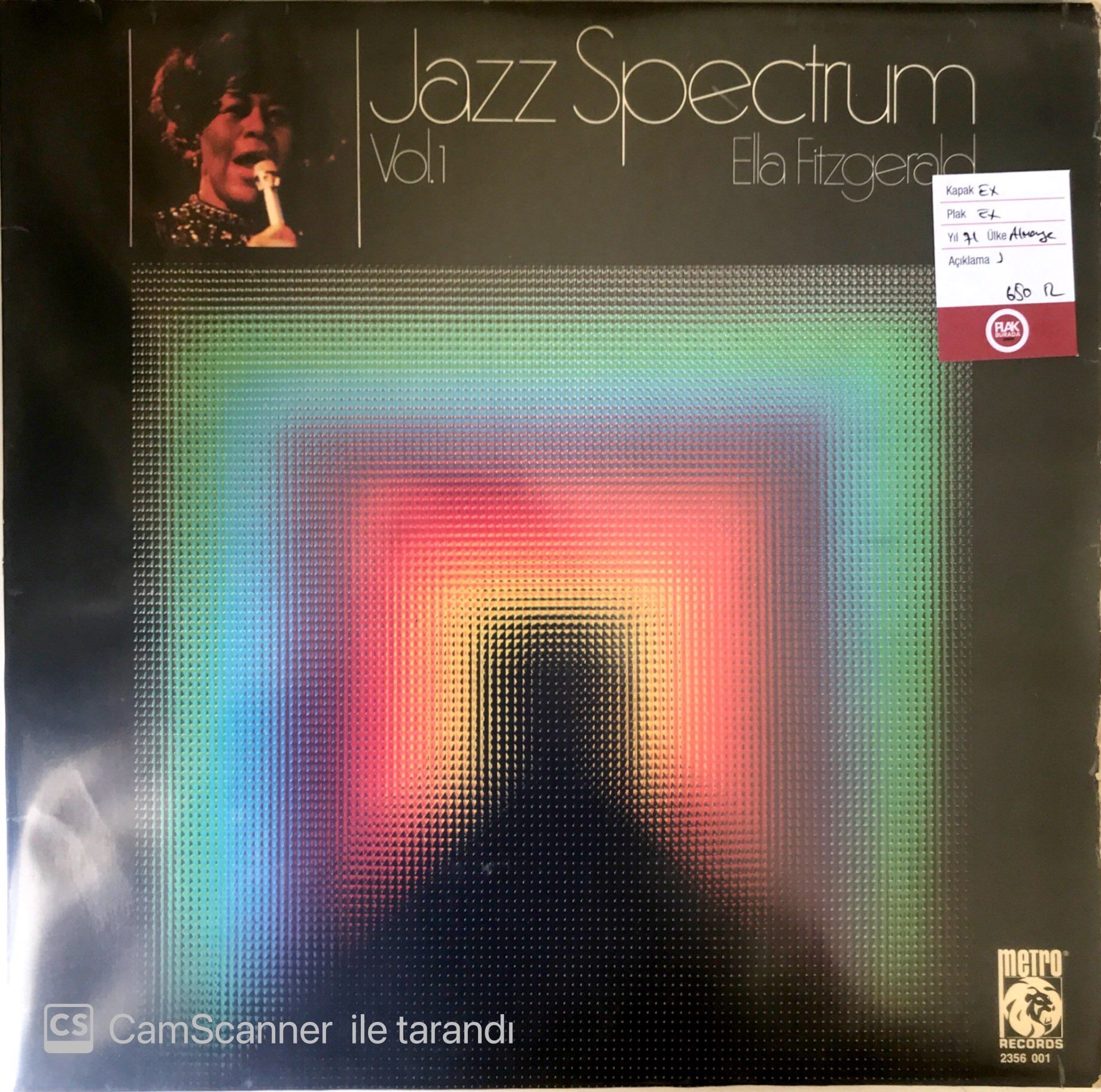 Jazz Spectrum Vol.1 - Ella Fitzgeral LP