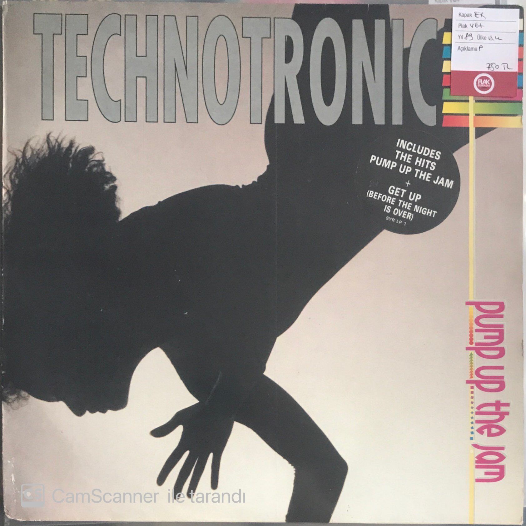 Technotronıc - Pump Up The Jom LP