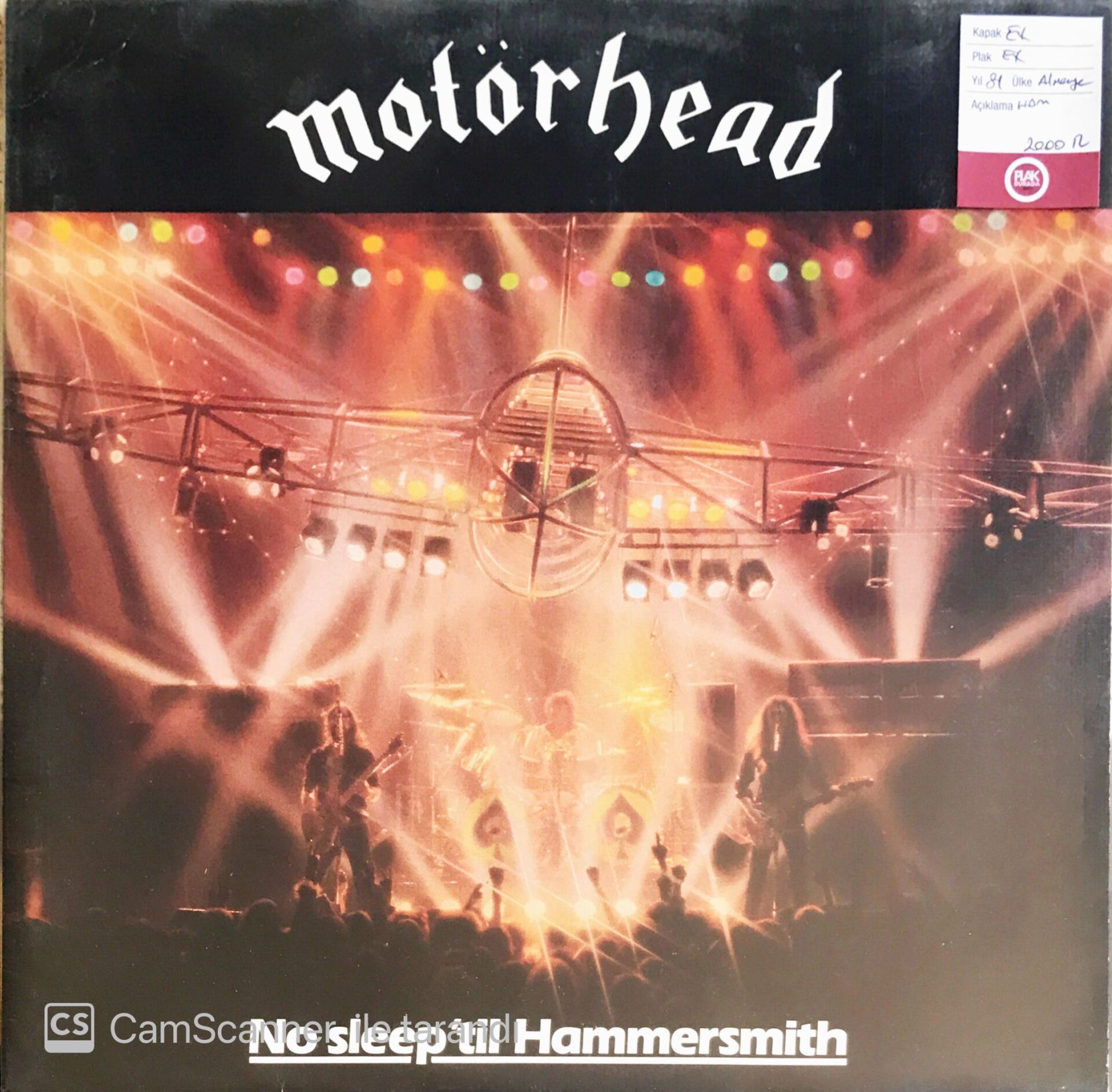 Motörhead - No Sleep 'Til Hammersmith - LP