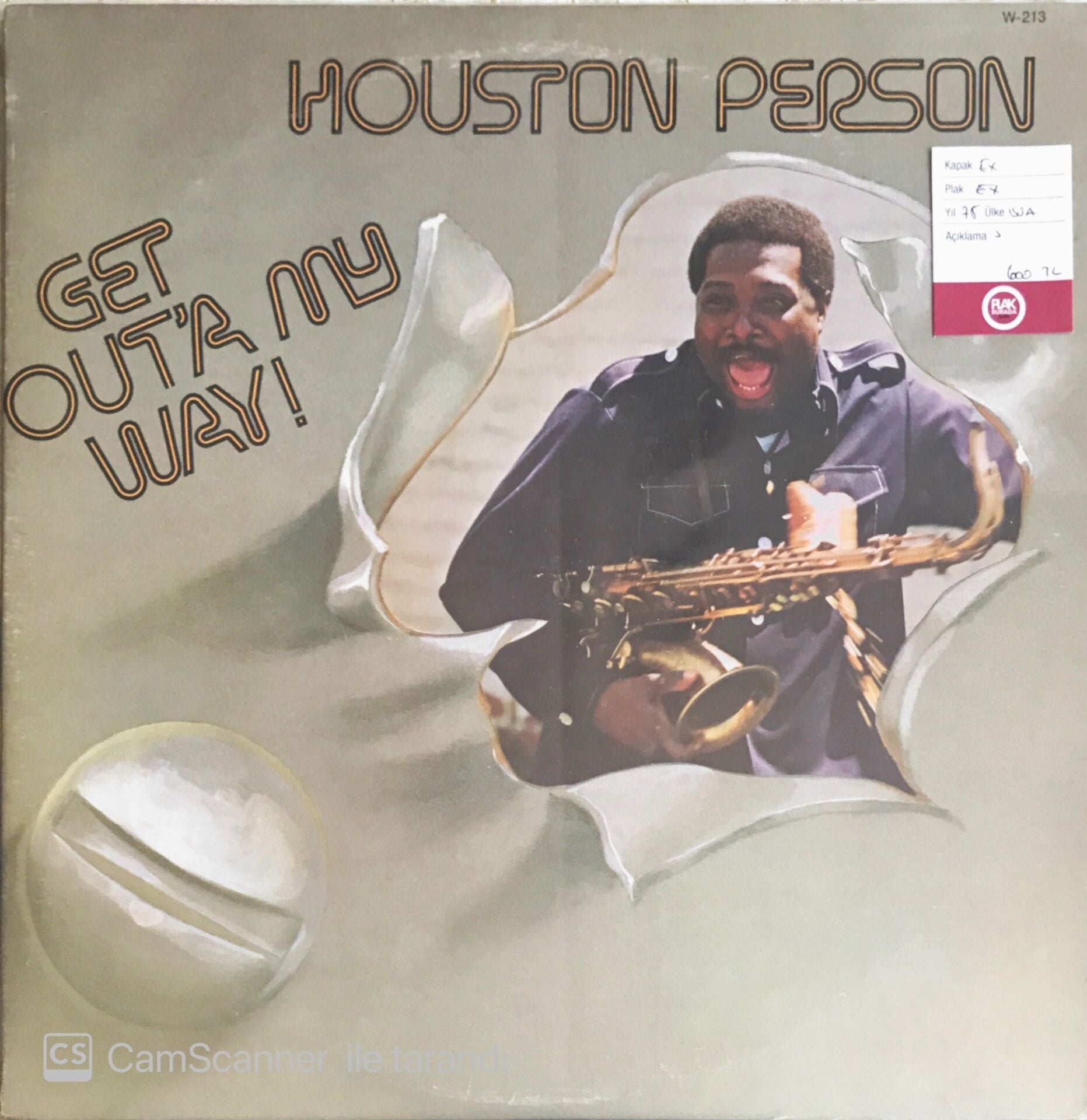 Houston Person - Get Out'a My Way - LP