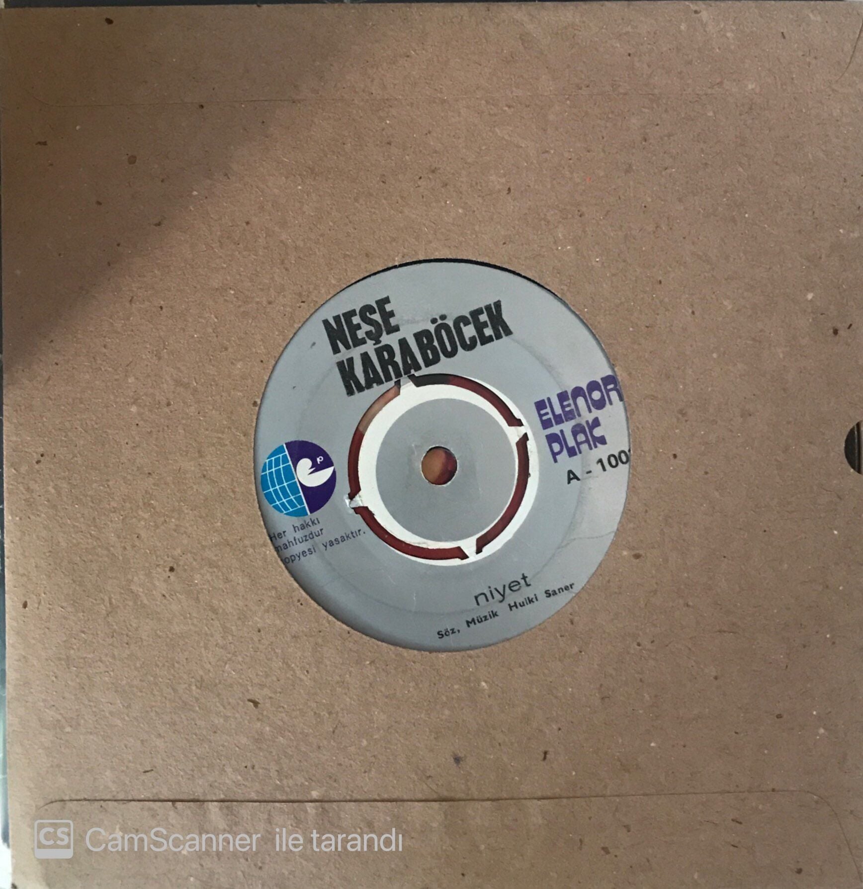 Neşe Karaböcek Niyet 45lik