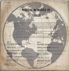 Musical Memories Of Turkey LP