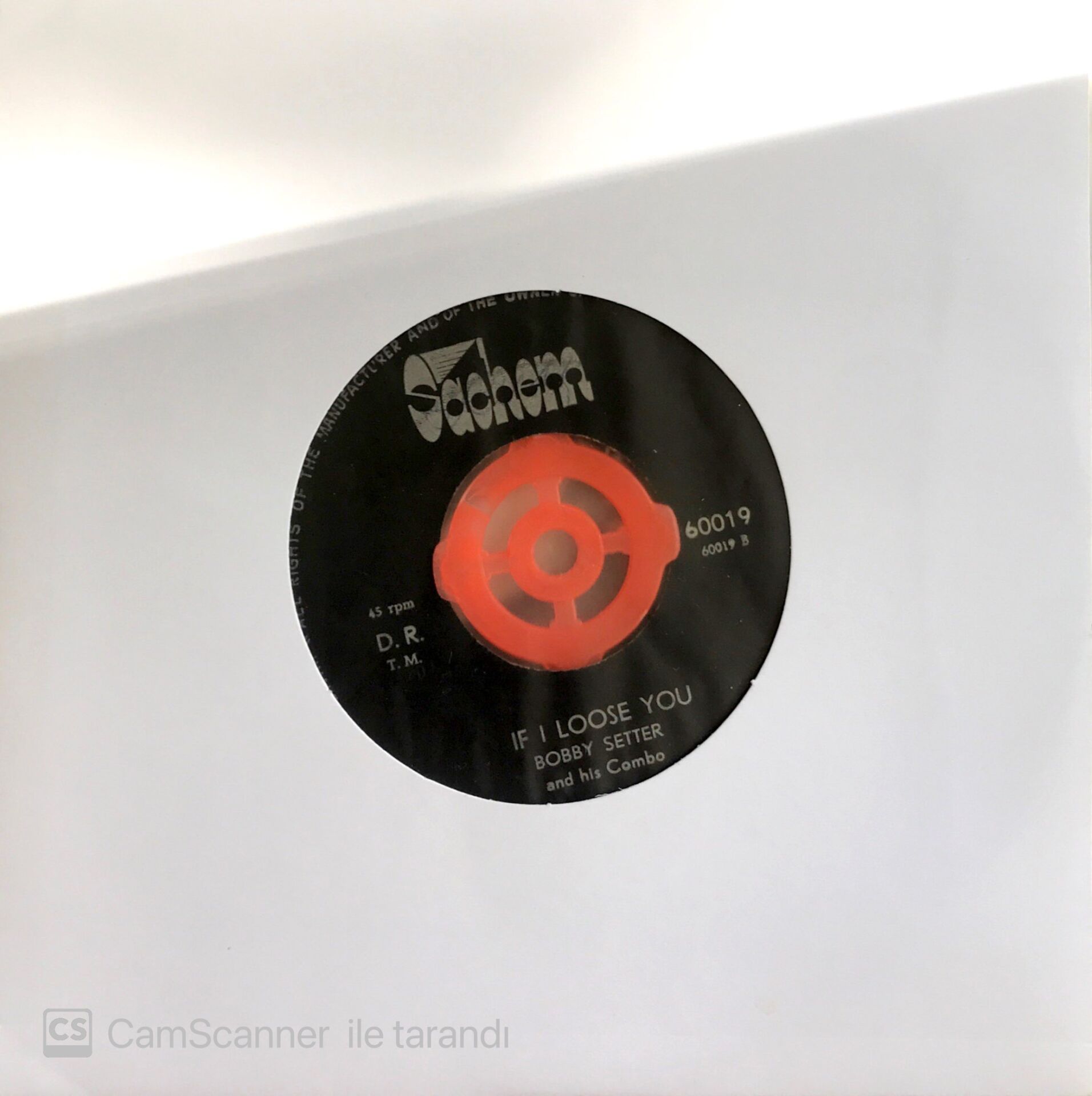 Bobby Setier / He'll Have To Go 45'lik