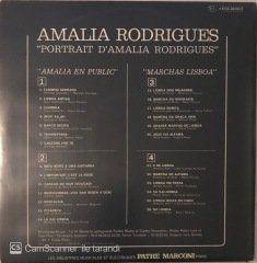 Amalia Rodrigues Portrait D'amalia Rodrigues Double LP