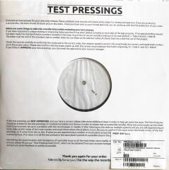 Yüzyüzeyken Konuşuruz - Akustik Travma - TEST BASKI LP