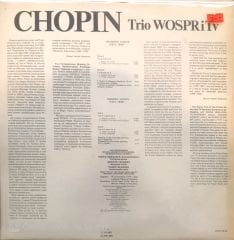 Chopin - Trio g-moll op. 8 - Trio Wospritv LP