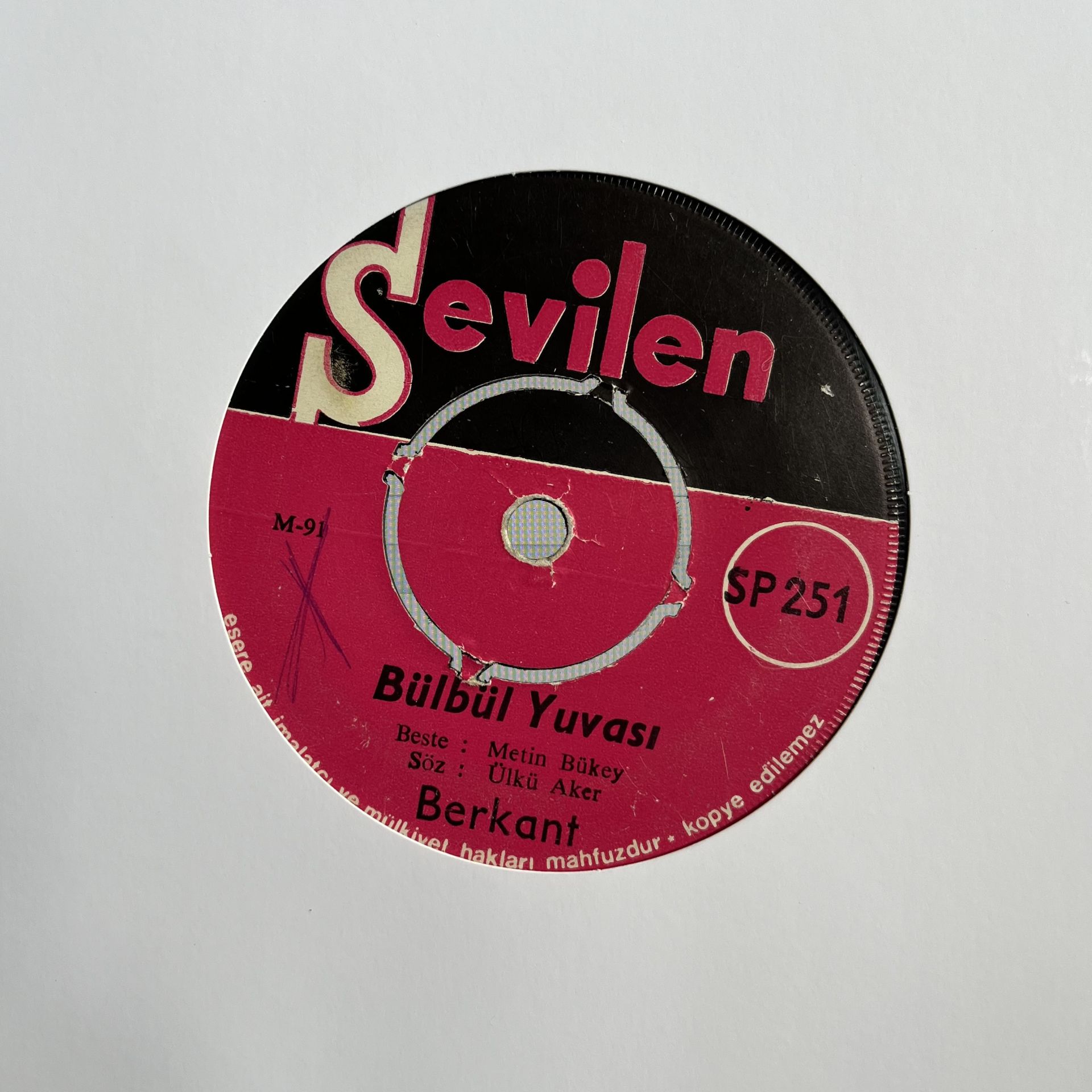 Berkant - Bülbül Yuvası / Elma Şekeri 45lik