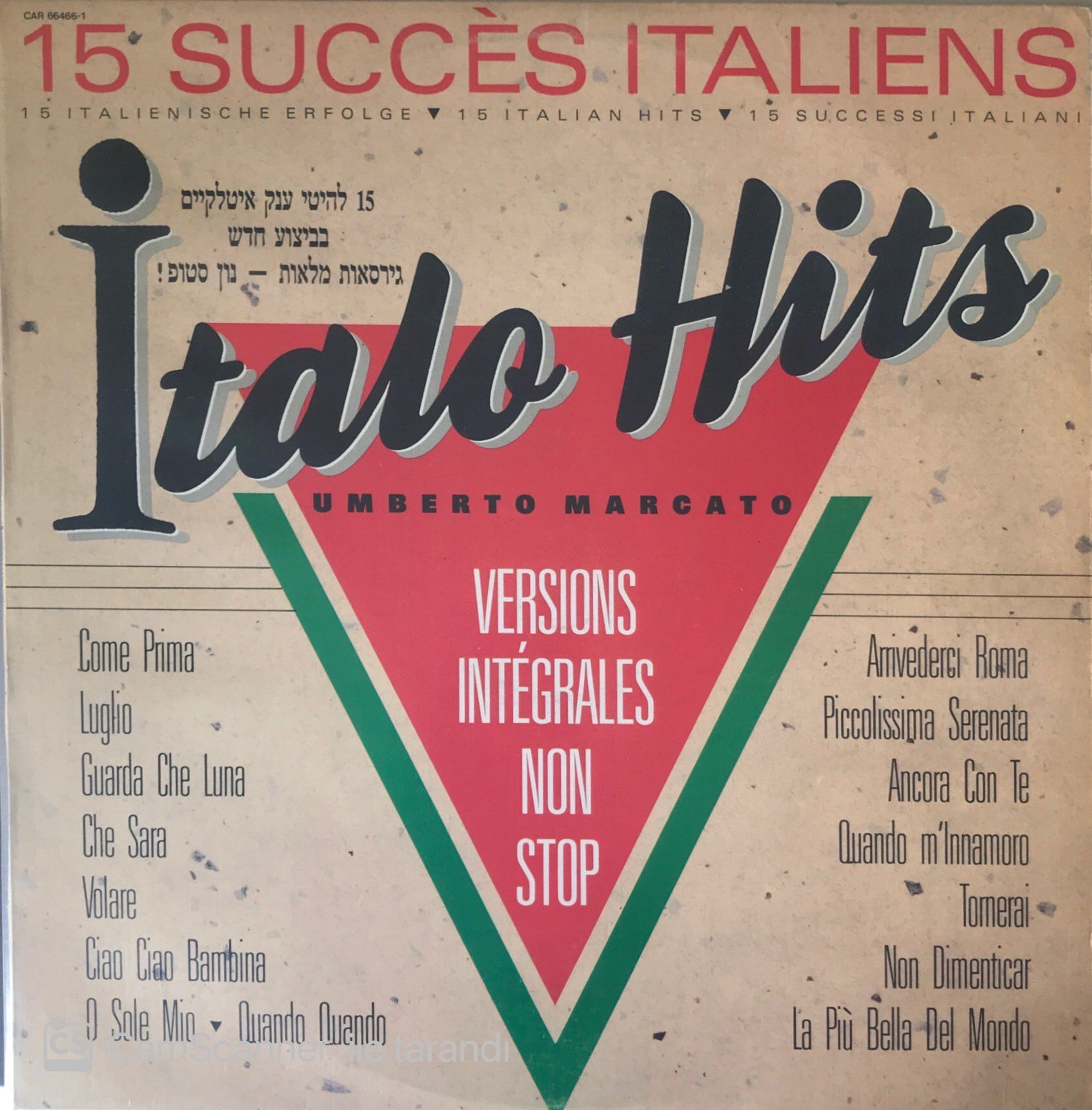 İtalo Hıts 15 Succes Italıens LP