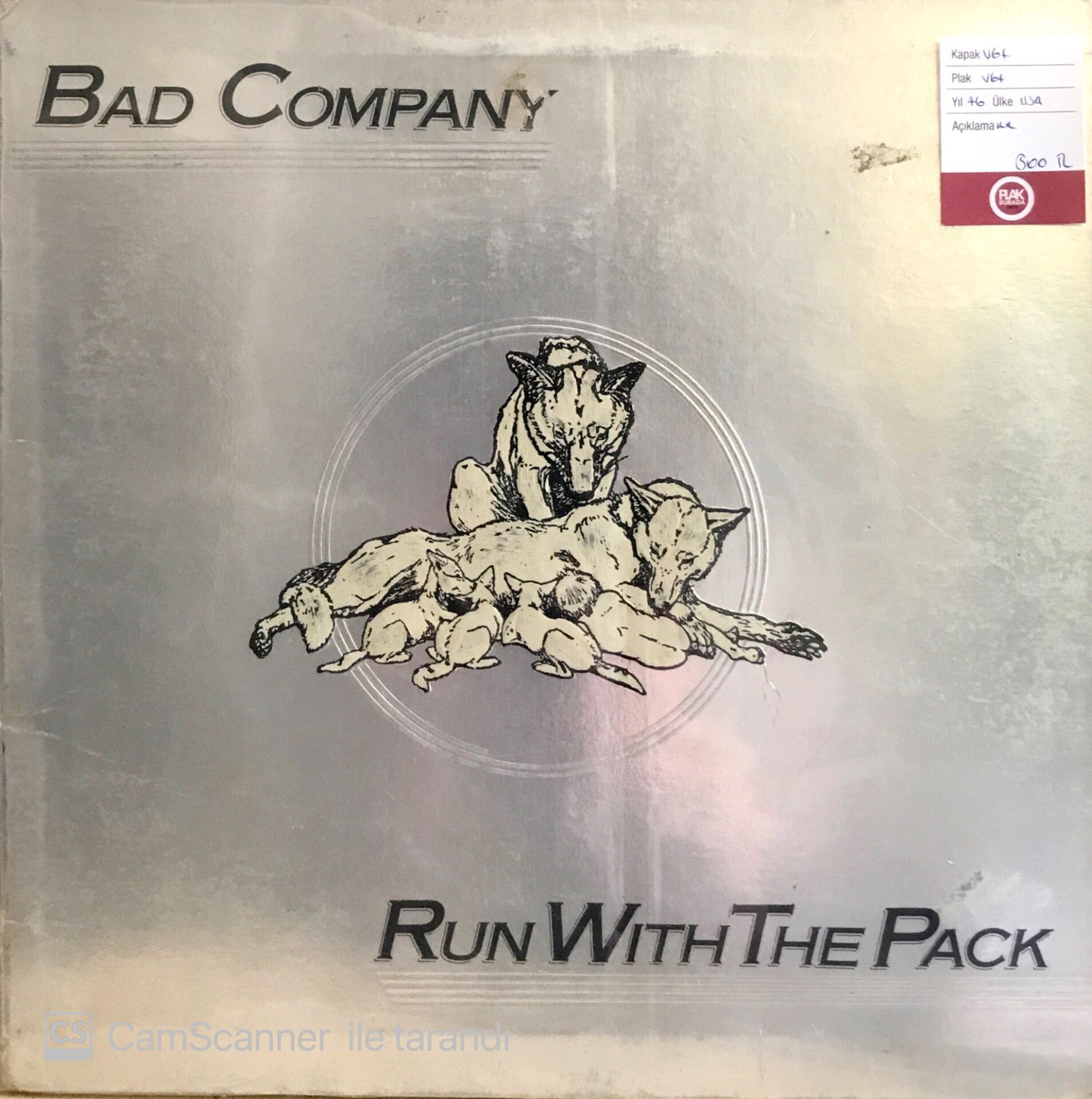 Bad Company / Run With The Pack LP