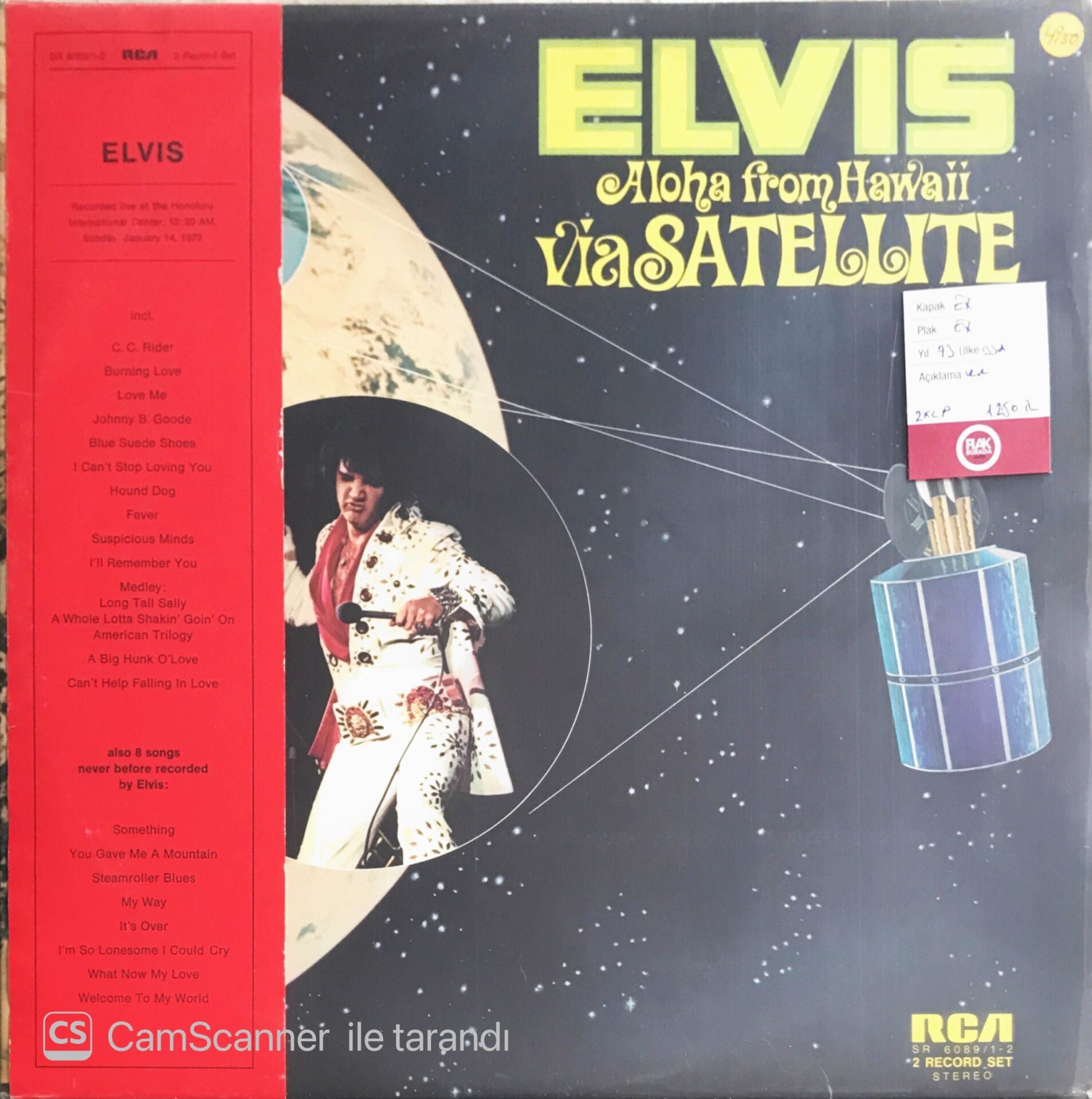 Elvis Presley - Aloha From Hawaii Via Satellite - Double LP