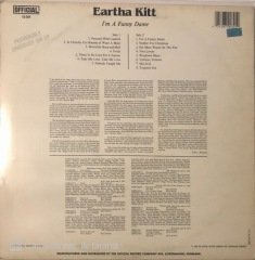 Eartha Kitt I'm A Funny Dame LP