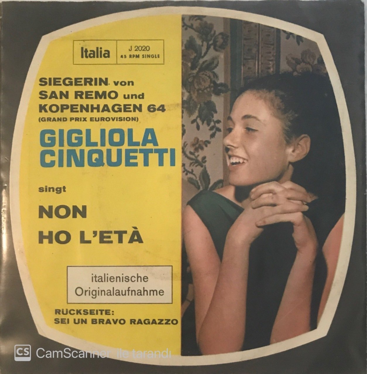 Gigliola Cinquetti Non Ho L'eta 45lik