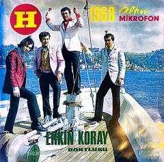 1968 Altın Mikrofon Erkin Koray Dörtlüsü - Meçhul/Çiçek Dağı 45lik