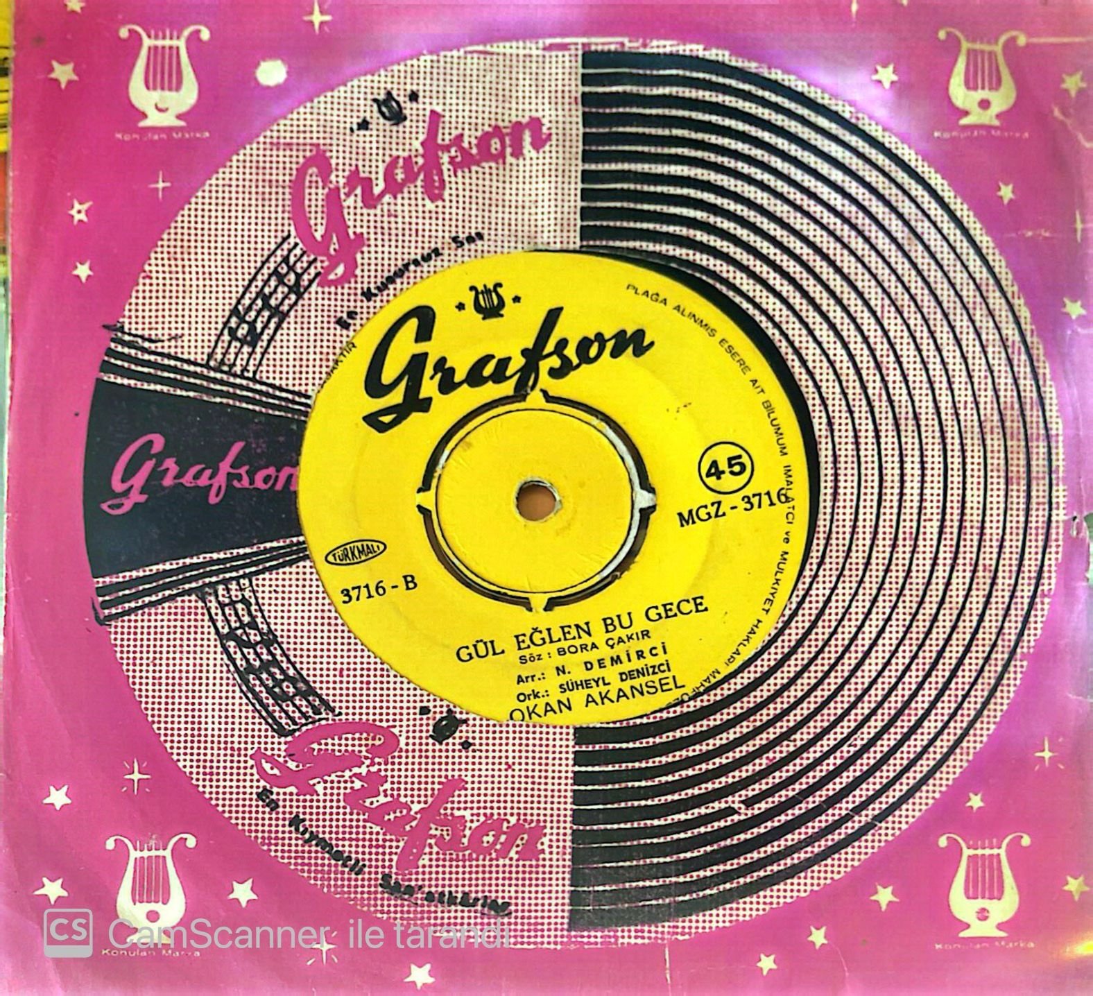 Okan Akansel Kanatlandı Gönlüm Bak 45lik