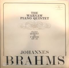 Brahms - The Warsaw Piano Quintet LP