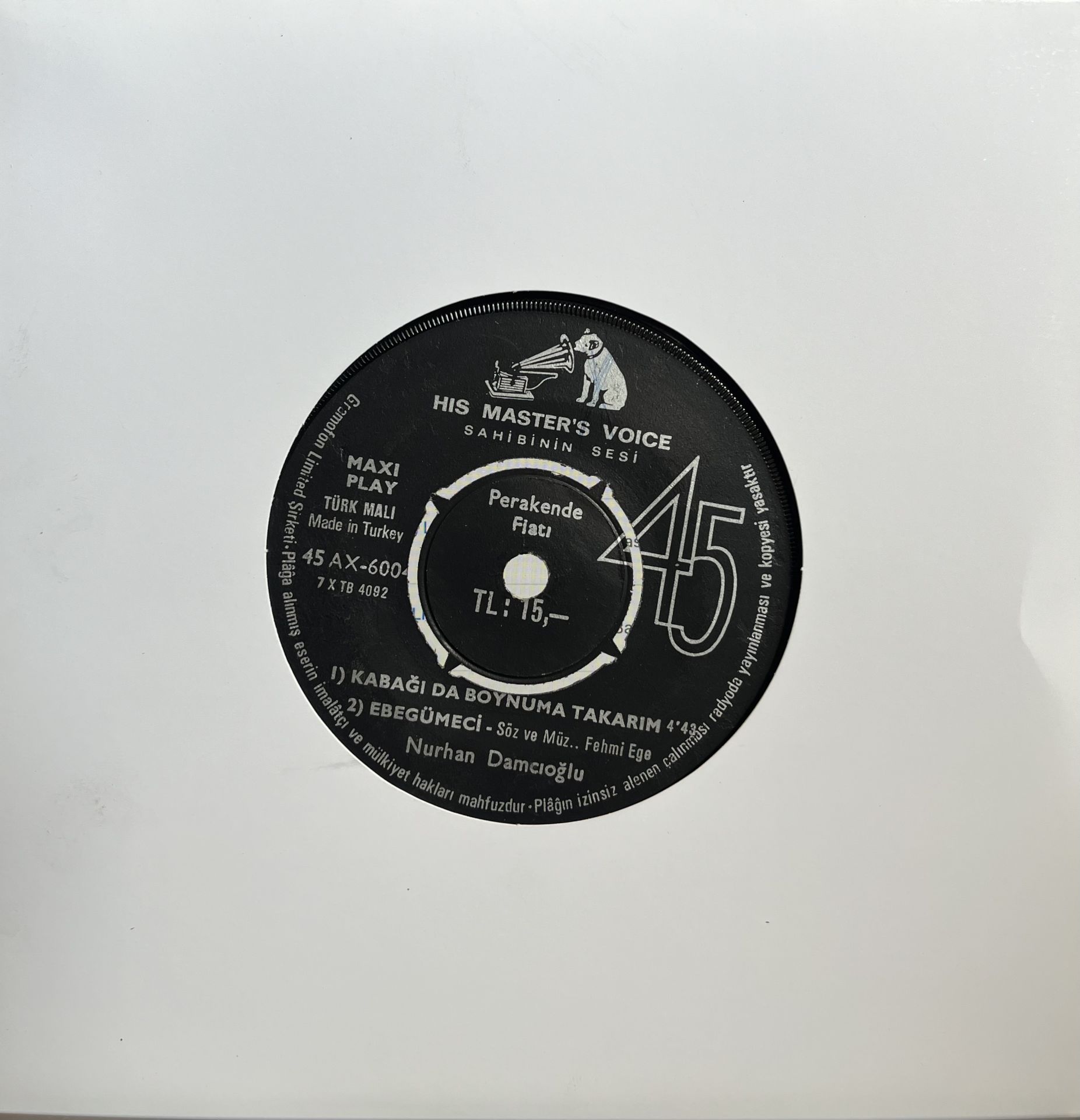 Nurhan Damcıoğlu - Fındık Kurdu Mini LP