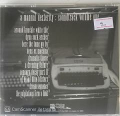 Omar A. Rodriguez Lopez A Manual Dexterity Soundtrack Vol 1 CD