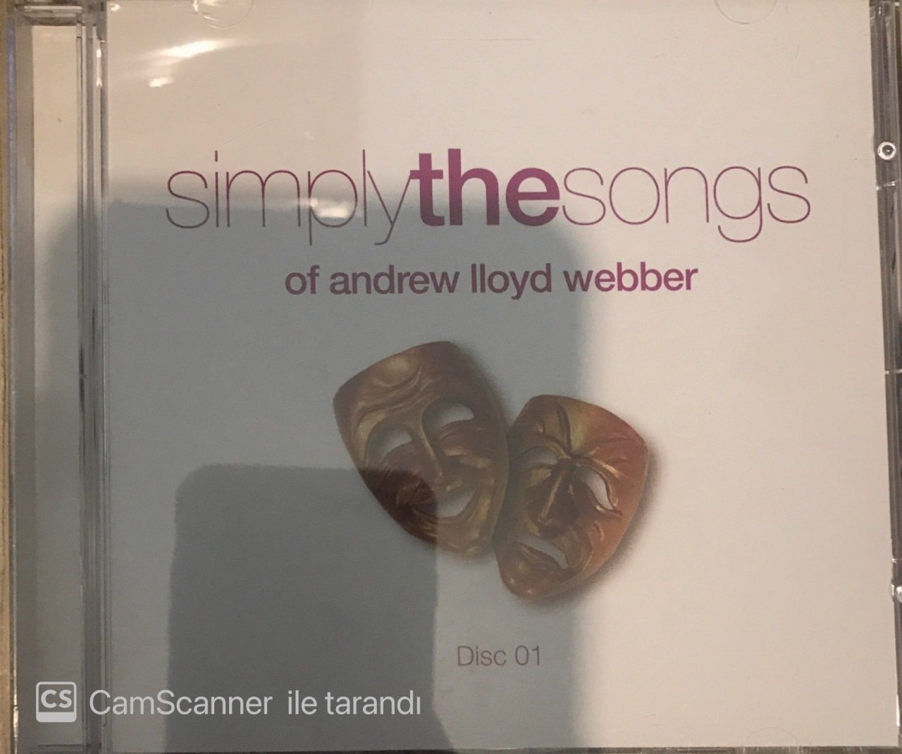 Andrew Lloyd Simply The Songs Disc 01 CD