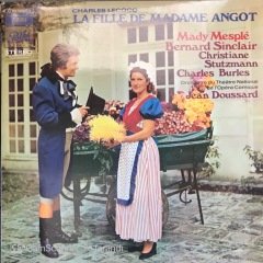 Charles Lecocq La Fille De Madame Angot Çift LP