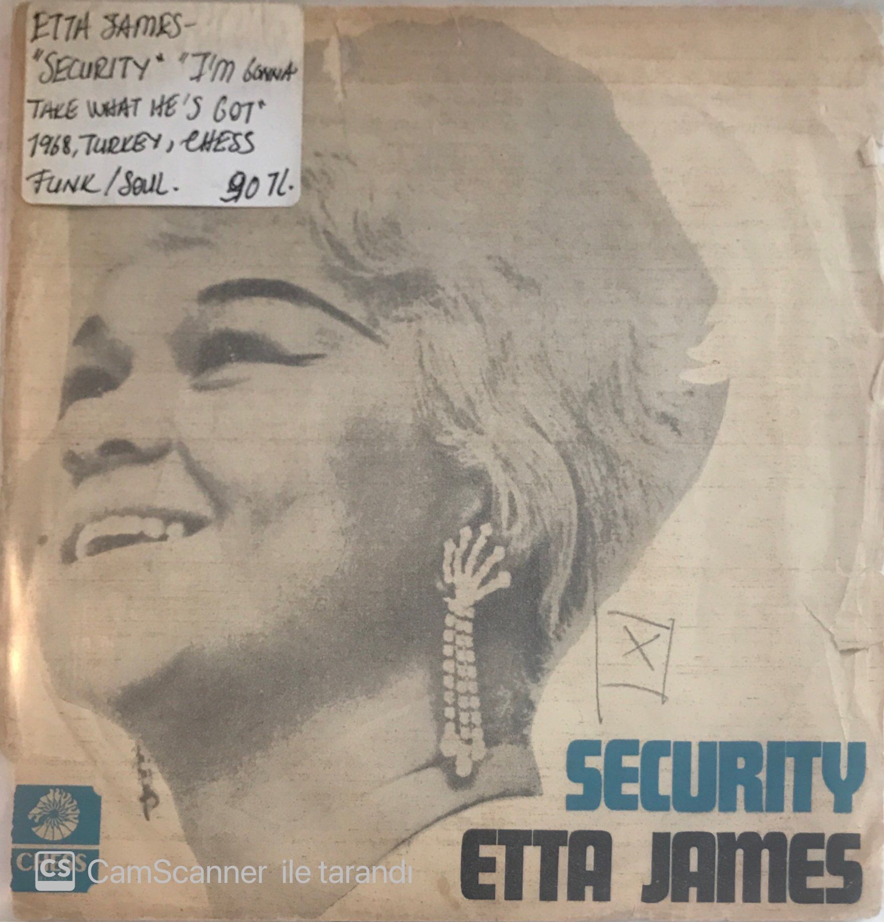 Etta James Security 45lik