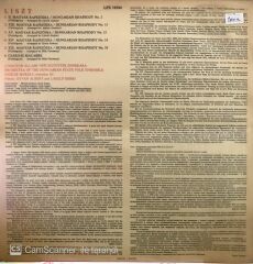 Liszt Hungarian Rhapsodies Csardas Macabre LP