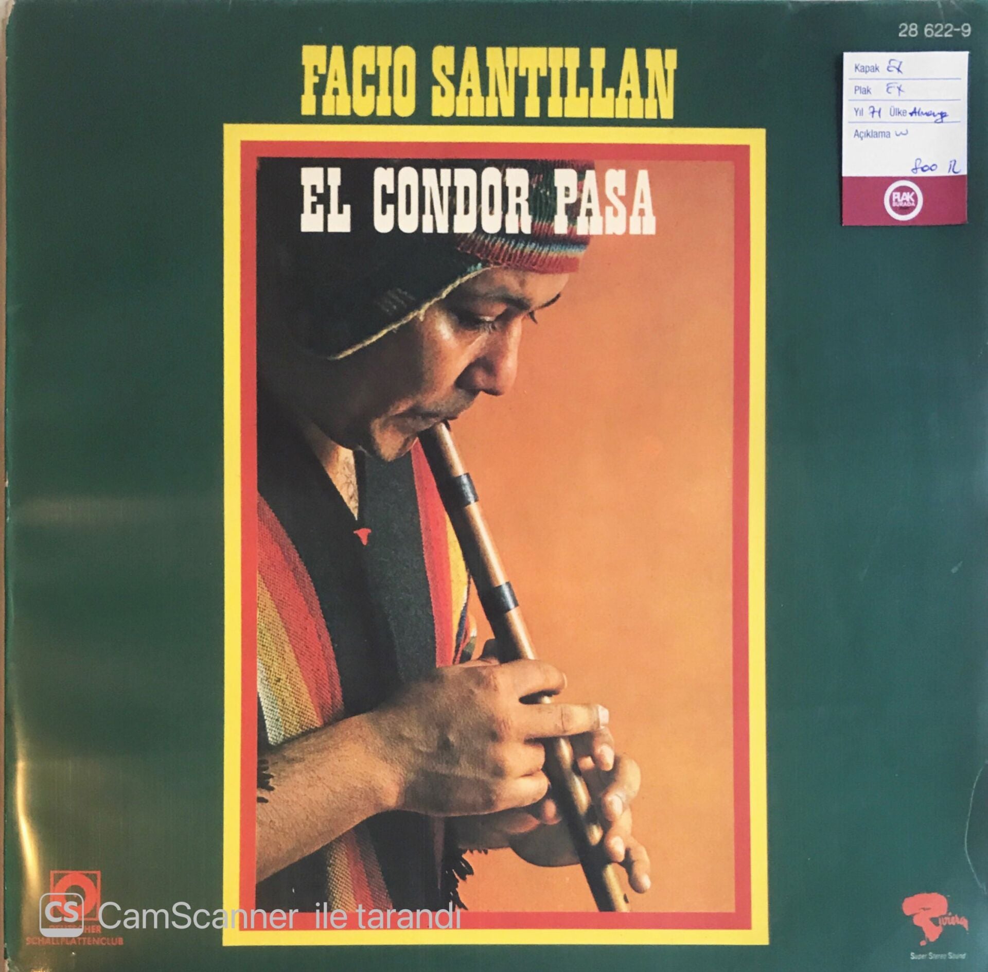 Facio Santillan - El Condor Pasa LP