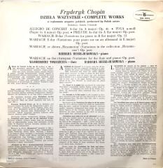 Chopin - Dziela Wszytkie 5 LP