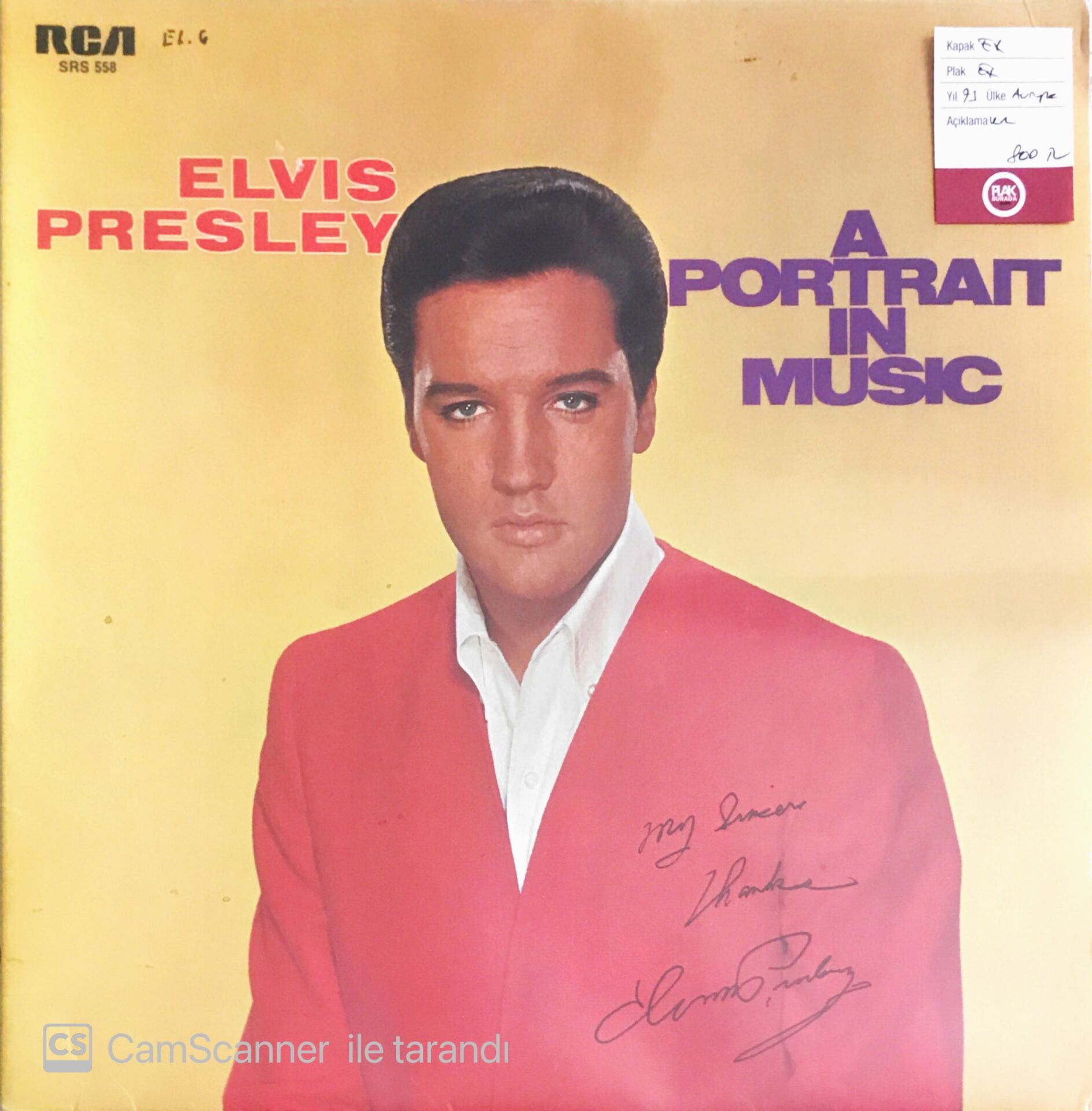 Elvis Presley - A Portrait In Music - LP
