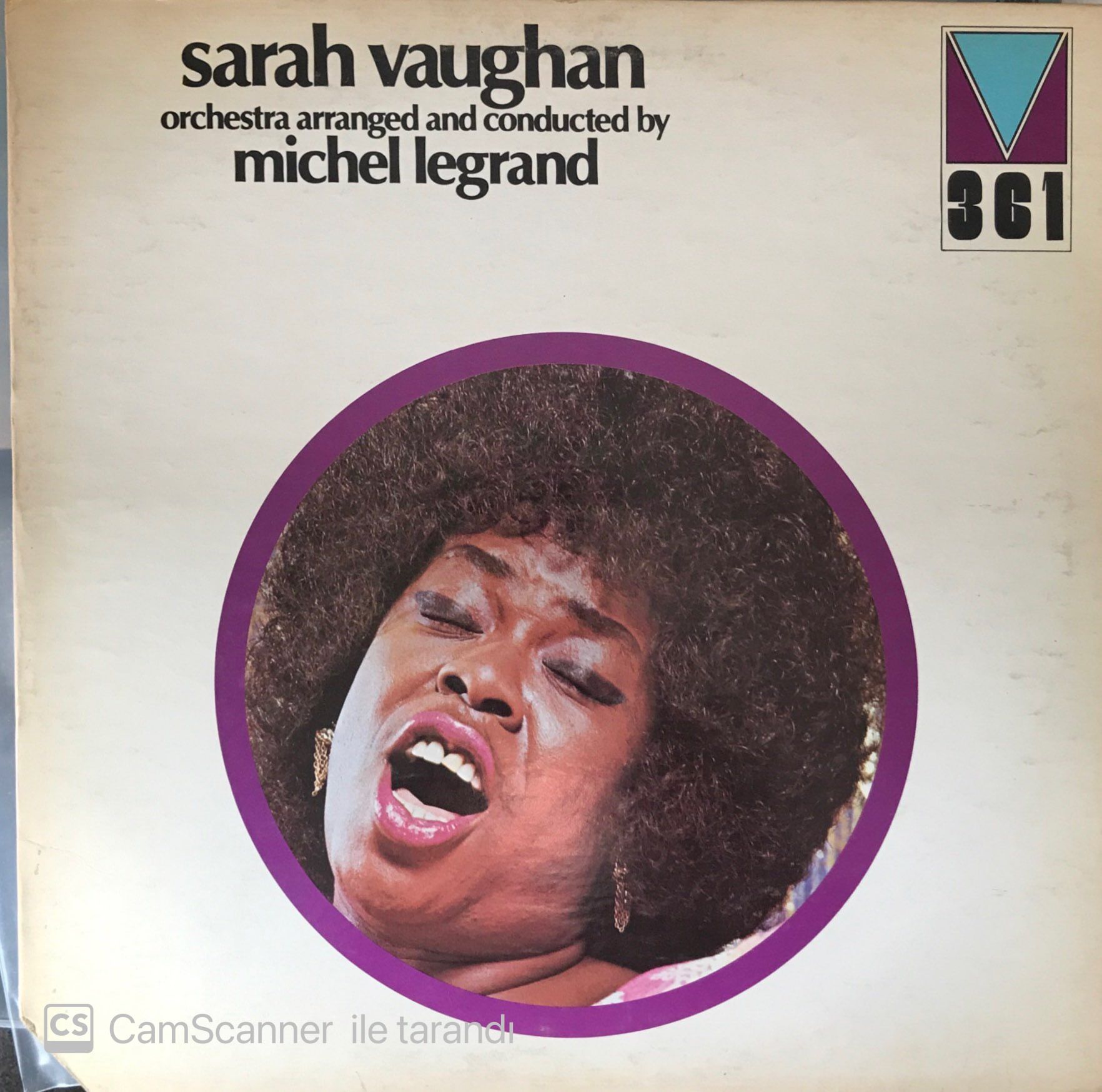 Sarah Vaughan Orchestra Arranged And Conducted By Michel Legrand LP