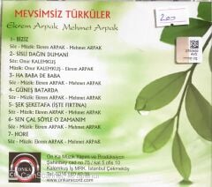 Ekrem Arpak & Mehmet Arpak - Mevsimsiz Türküler - CD