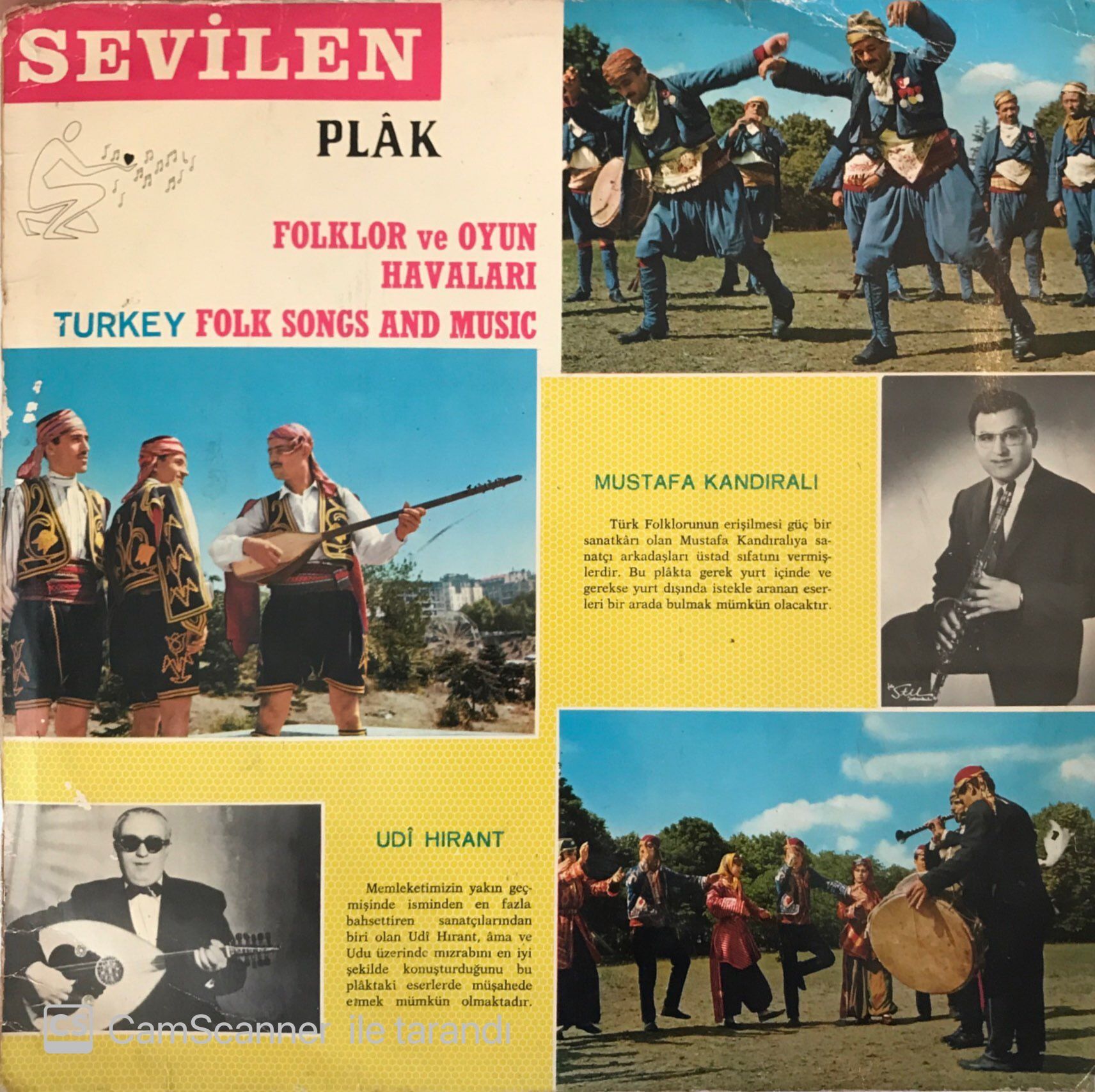 Folklor Ve Oyun Havaları : Mustafa Kandıralı - Udi Hirant LP