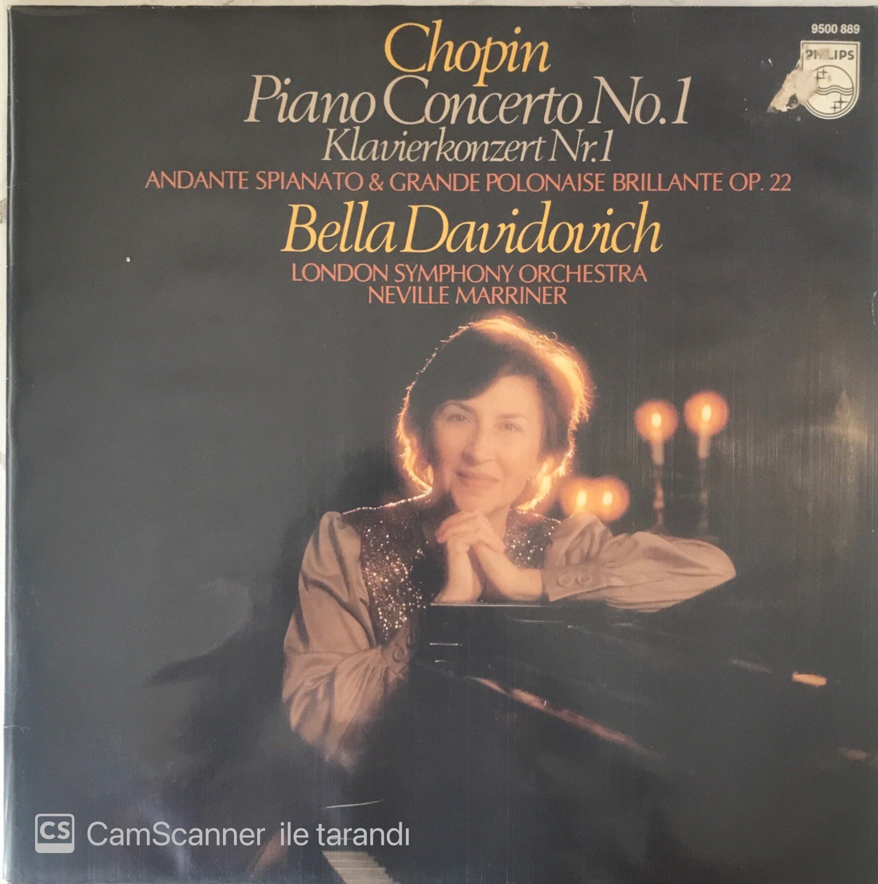 Chopin - Piano Concerto No.1 - Davidovich L.S.O. Marriner LP