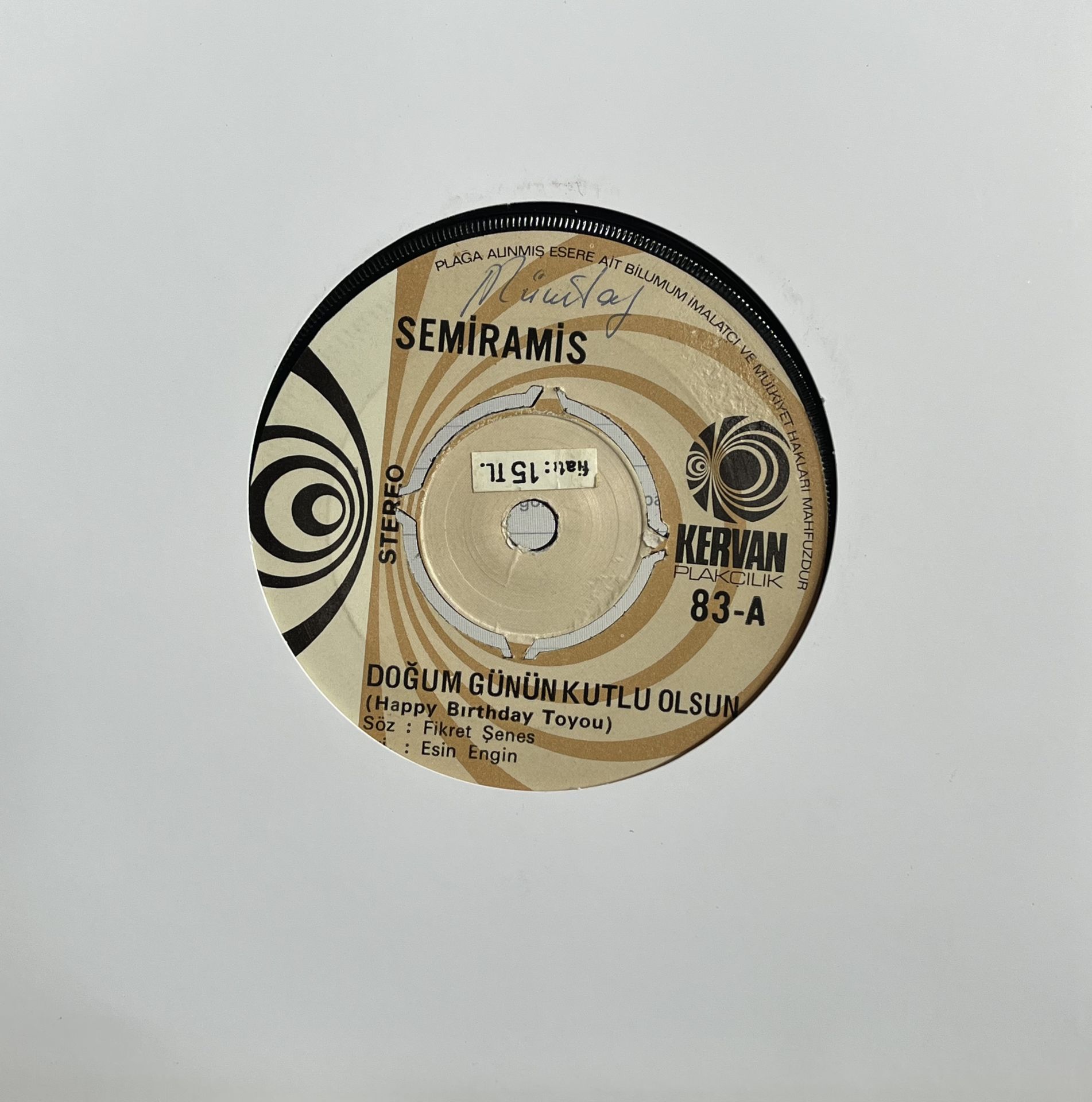 Semiramis - Doğum Günün Kutlu Olsun / İki Kere Ağlamışım 45lik