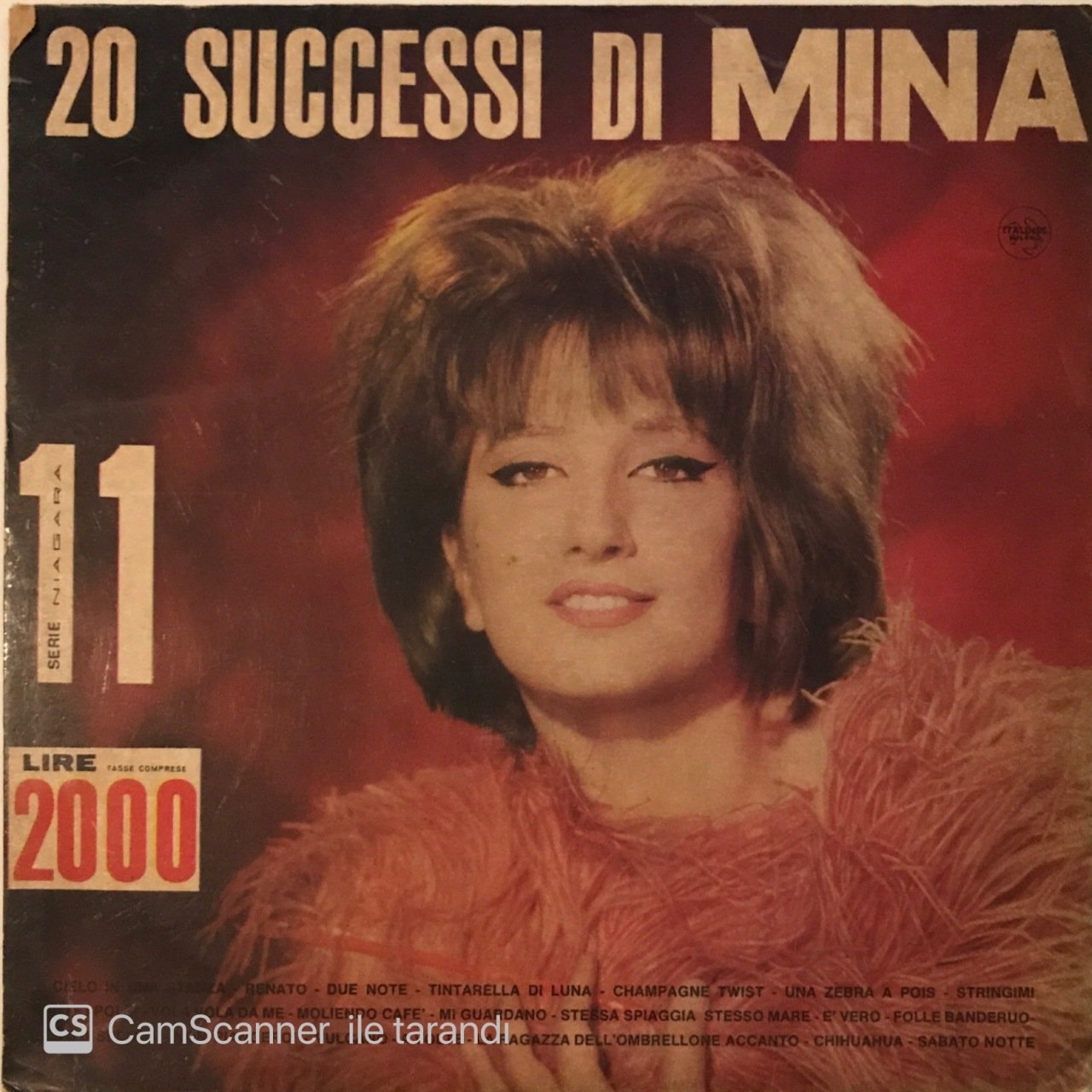 20 Successi Di Mina 11 Serie Niagara LP