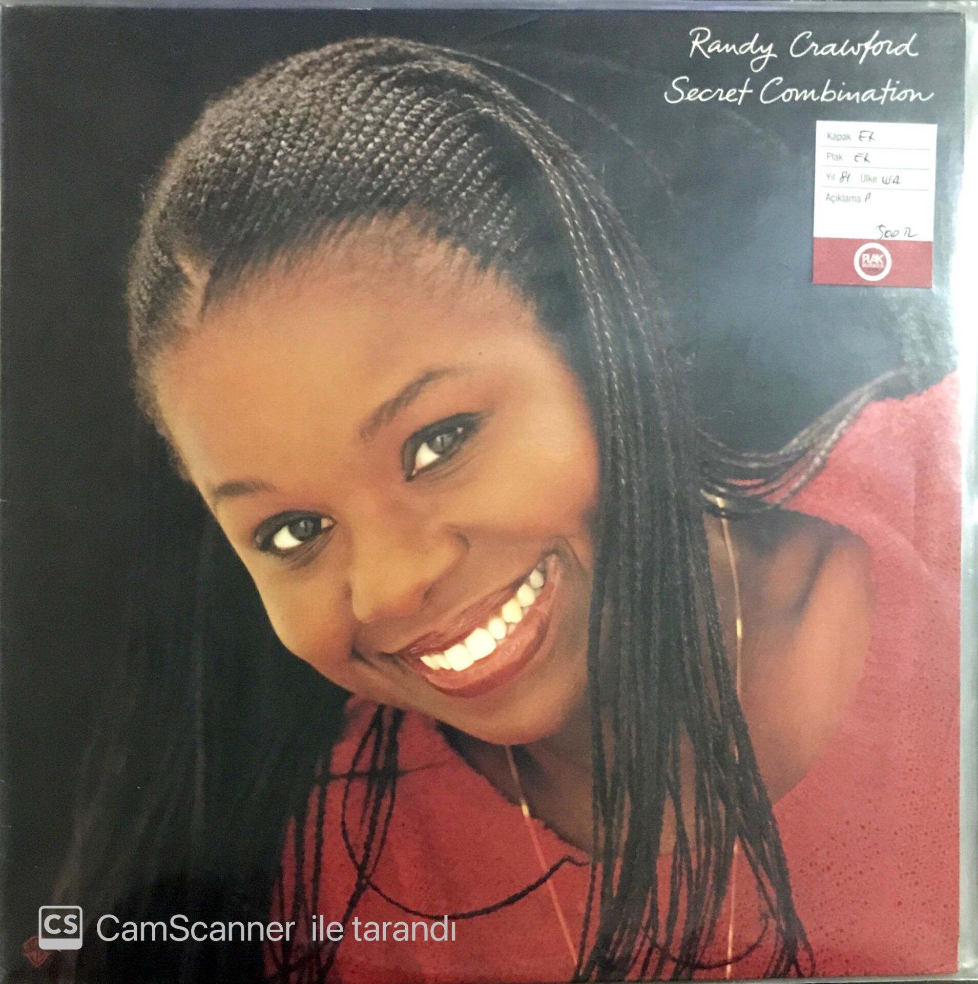 Randy Crawford Secret Combination LP