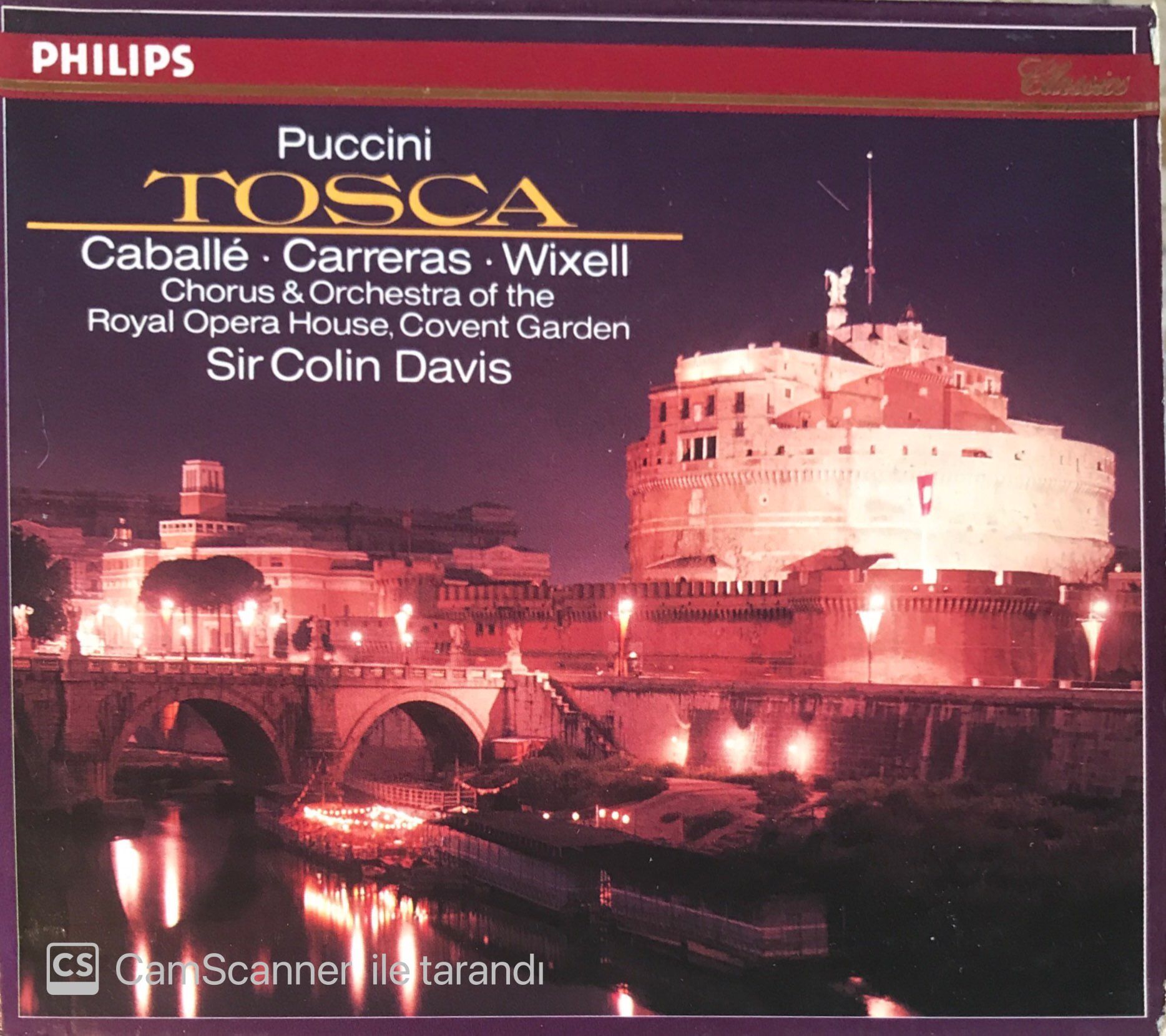Puccini - Tosca Sir Colin Davis 2 x CD