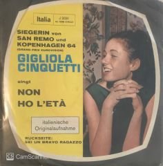 Gigliola Cinquetti Non Ho L'eta 45lik