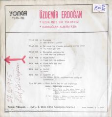 Özdemir Erdoğan - Uzun İnce Bir Yoldayım/Karaoğlan Almanya'da - 45'lik