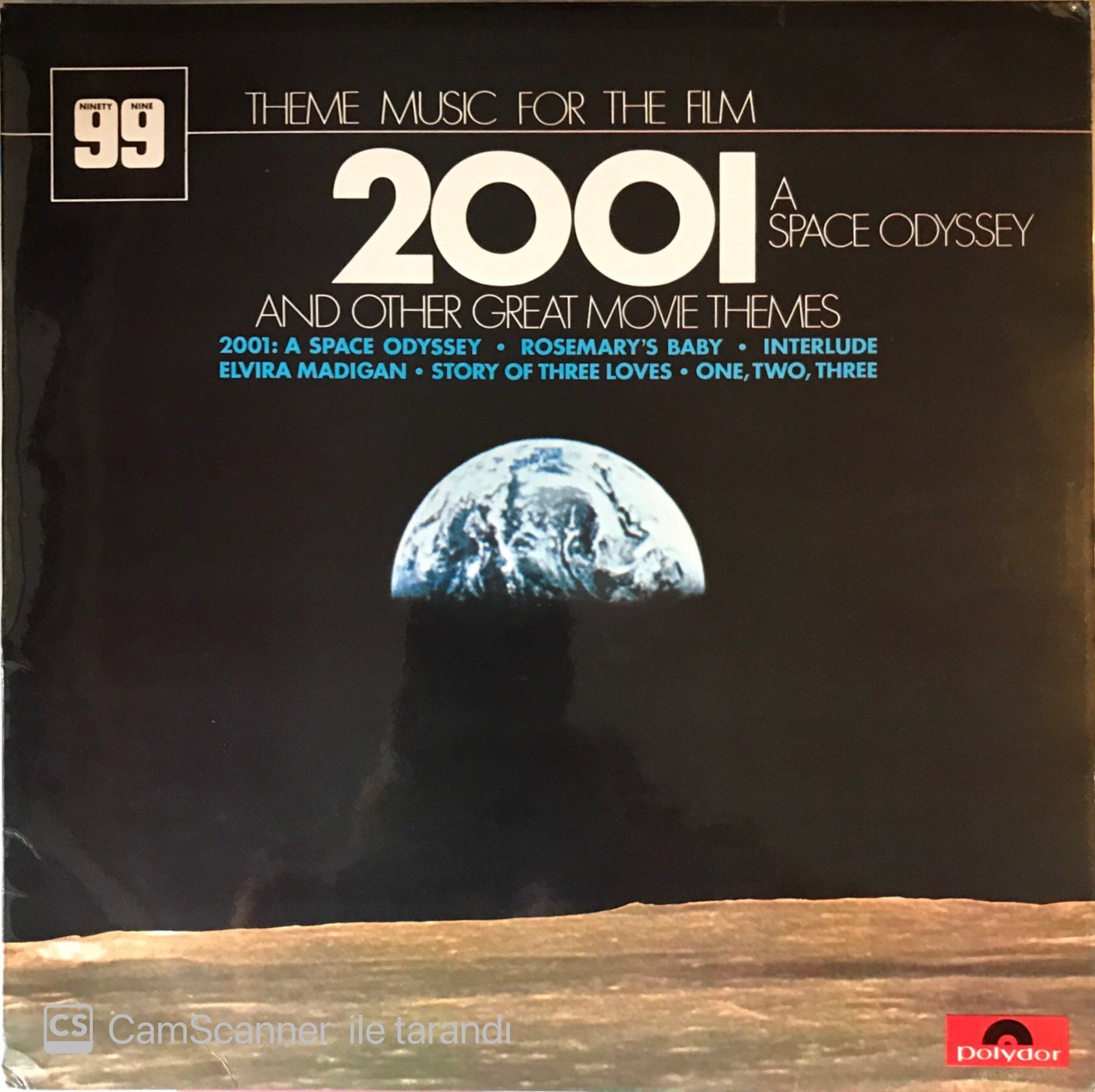 Theme Music For The Film 2001: A Space Odysey And Other Great Movie Themes LP