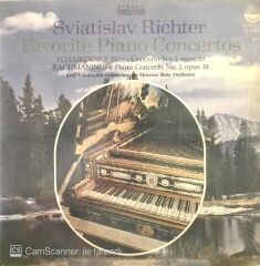 Sviatislav Richter Favorite Piano Concertos Tchaikovsky Rachmaninoff LP