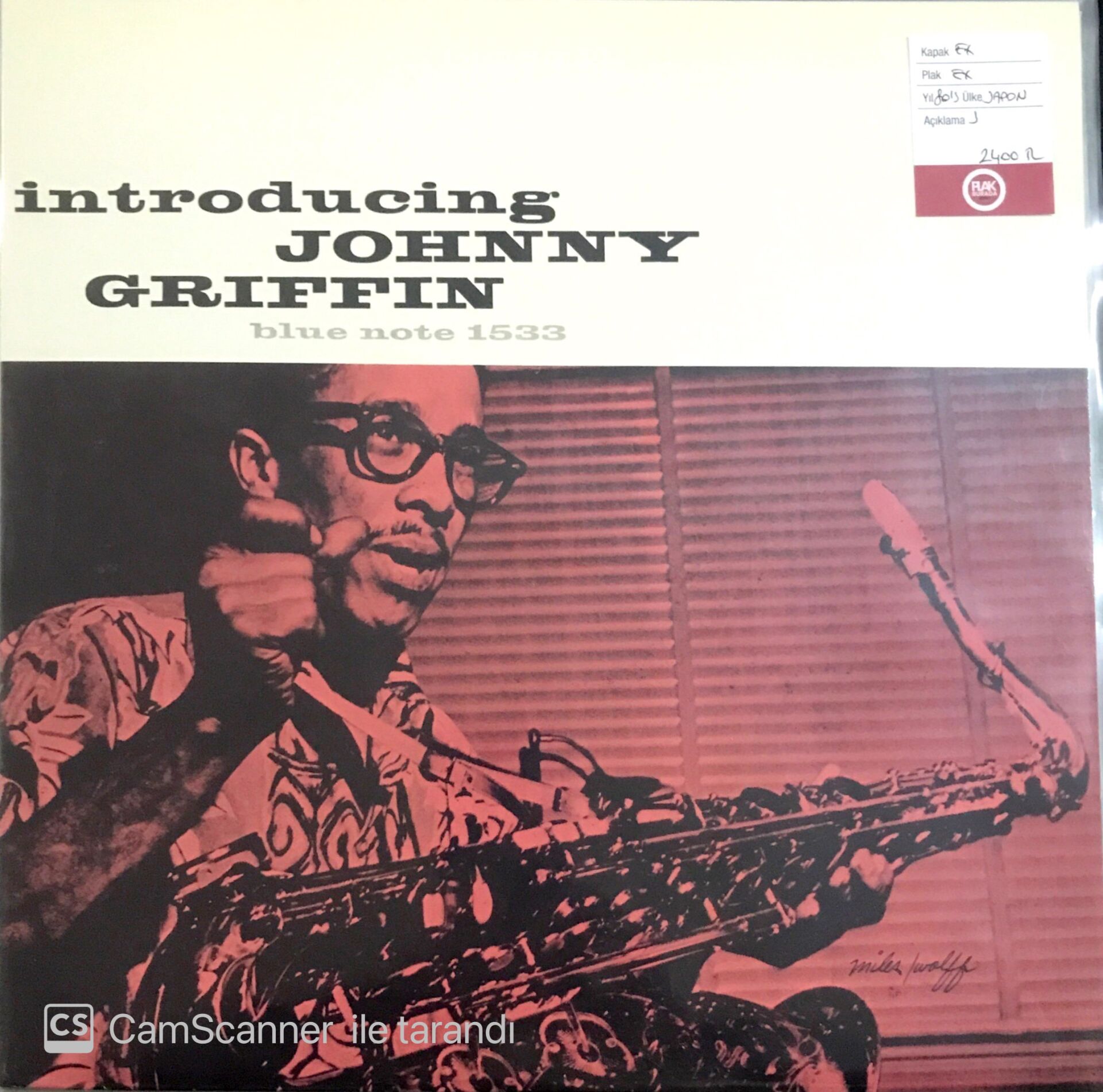 Johnny Griffin introducing LP