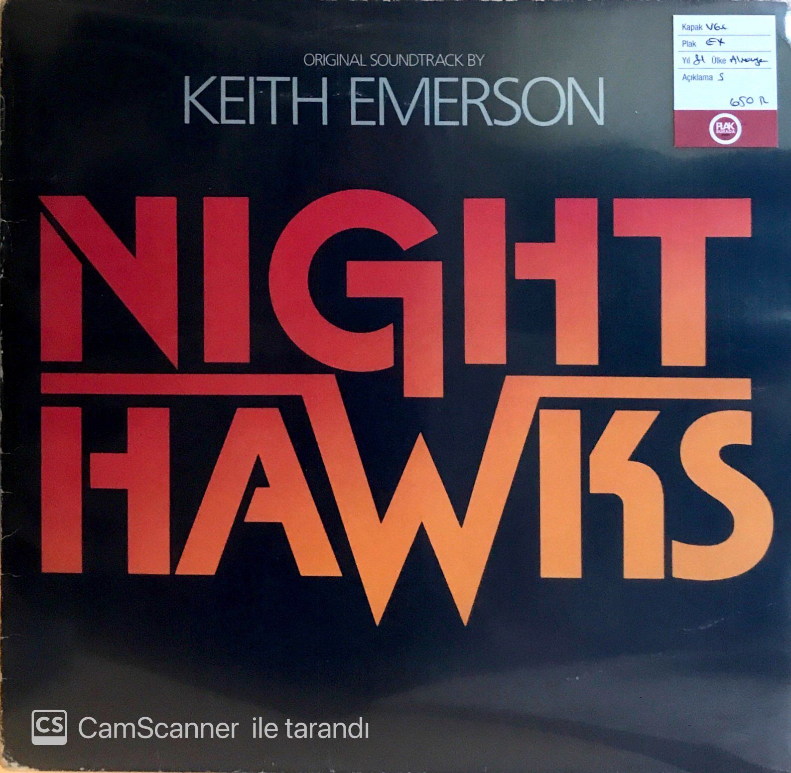 Keith Emerson / Nihgt Hawks LP