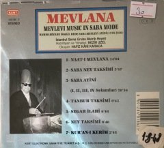 Mevlana Mevlevi Music In Saba Mode CD