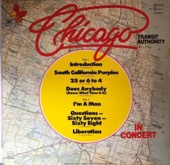 Chicago Live In Concert LP
