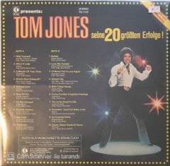 Tom Jones Seine 20 Grobten Erfolge LP