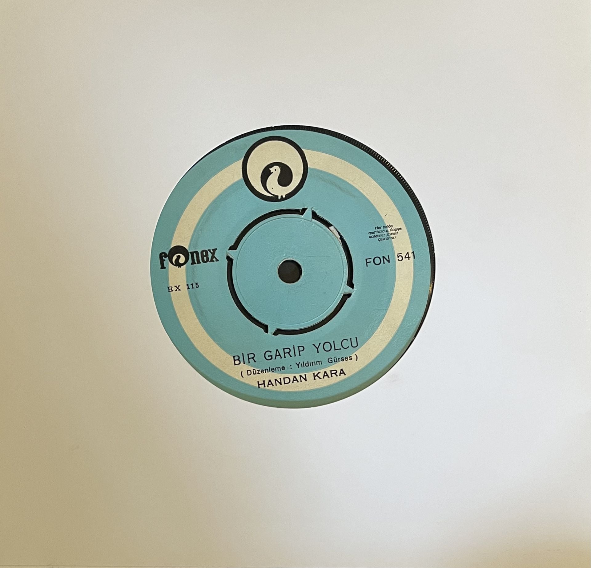 Handan Kara - Bir Garip Yolcu / O Ağacın Altı  LP