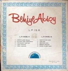 Behiye Aksoy - Şençalar LP
