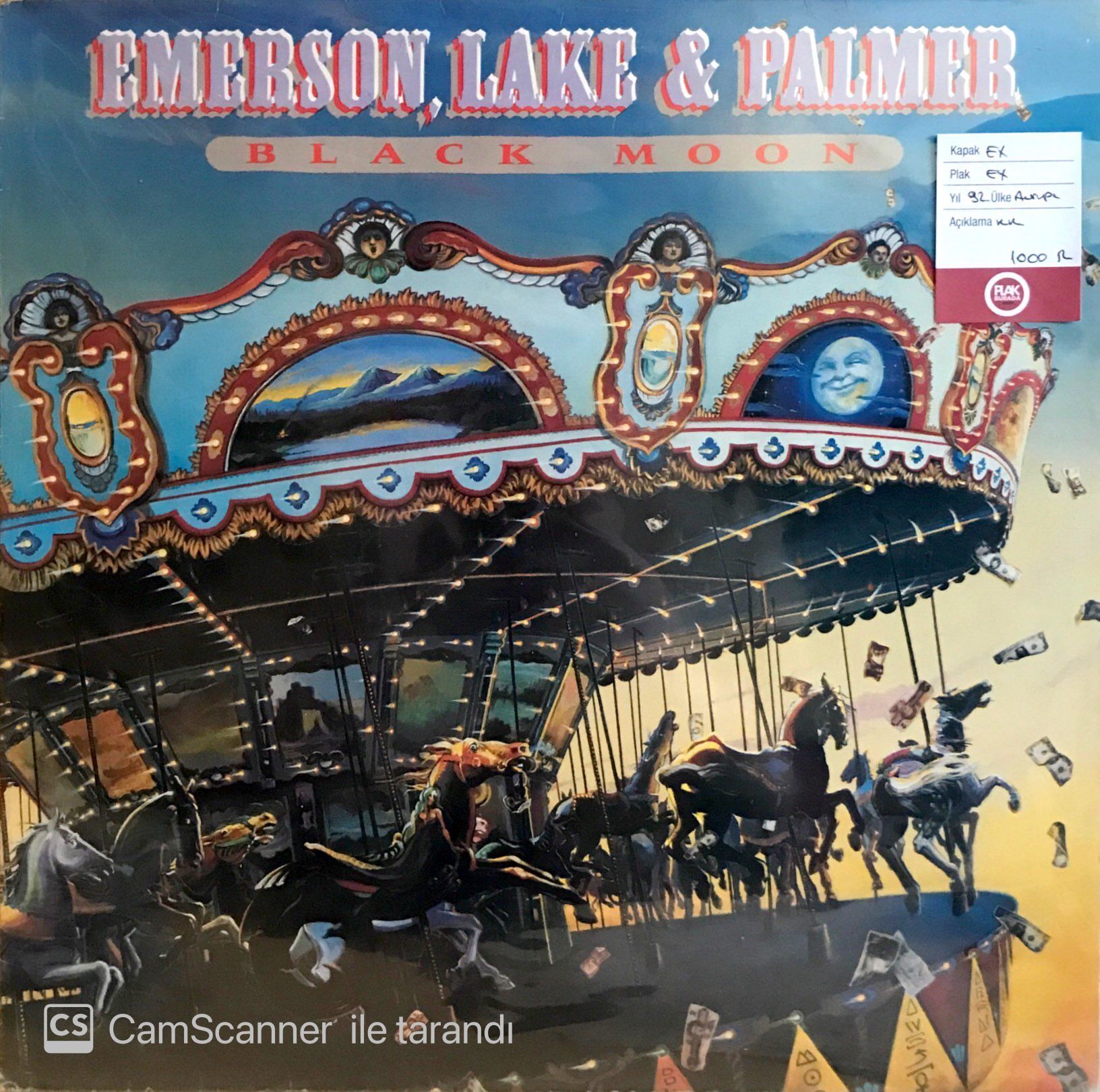 Emerson, Lake & Palmer / Black Moon LP