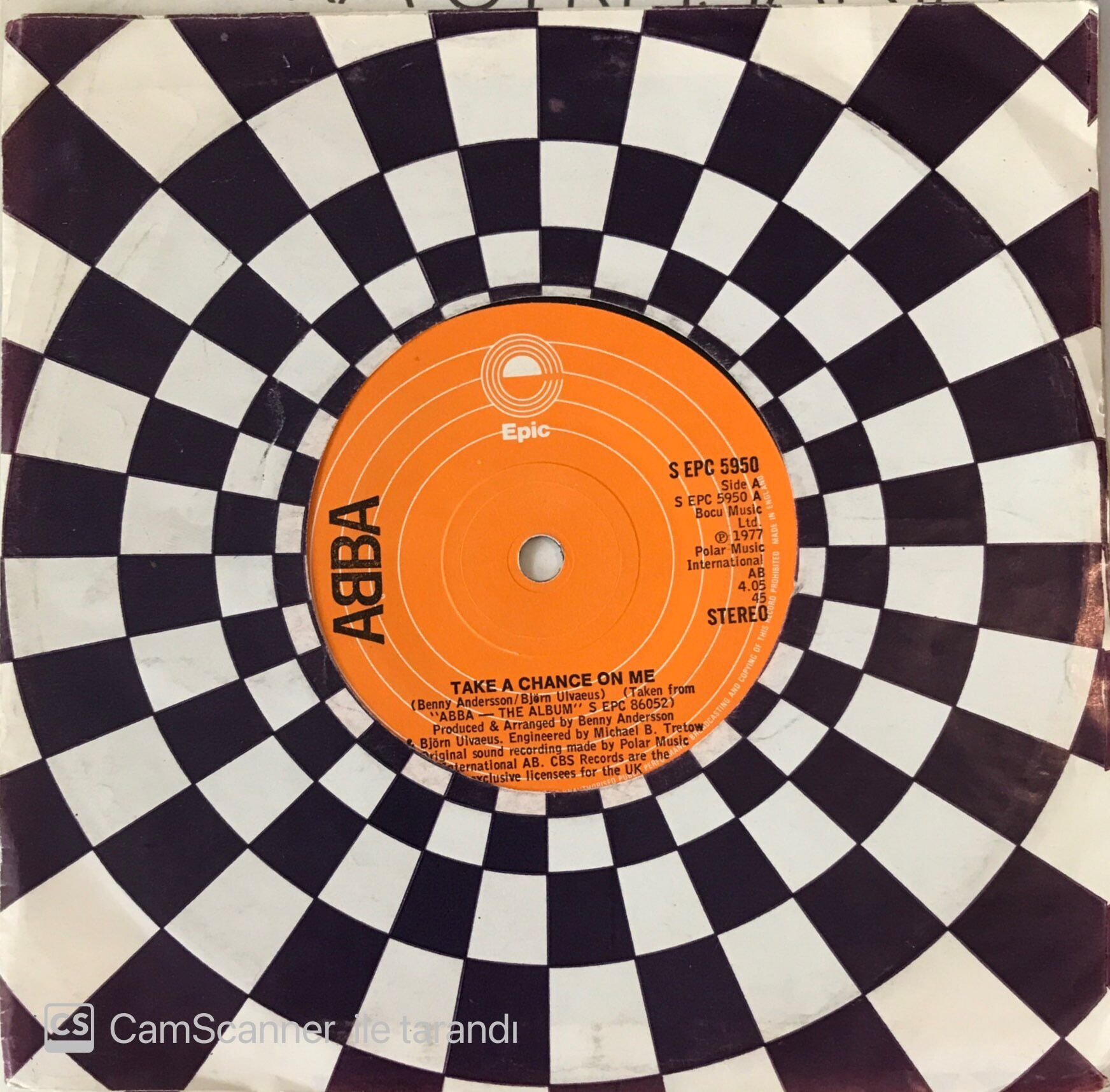 ABBA - Take A Chance On Me 45lik